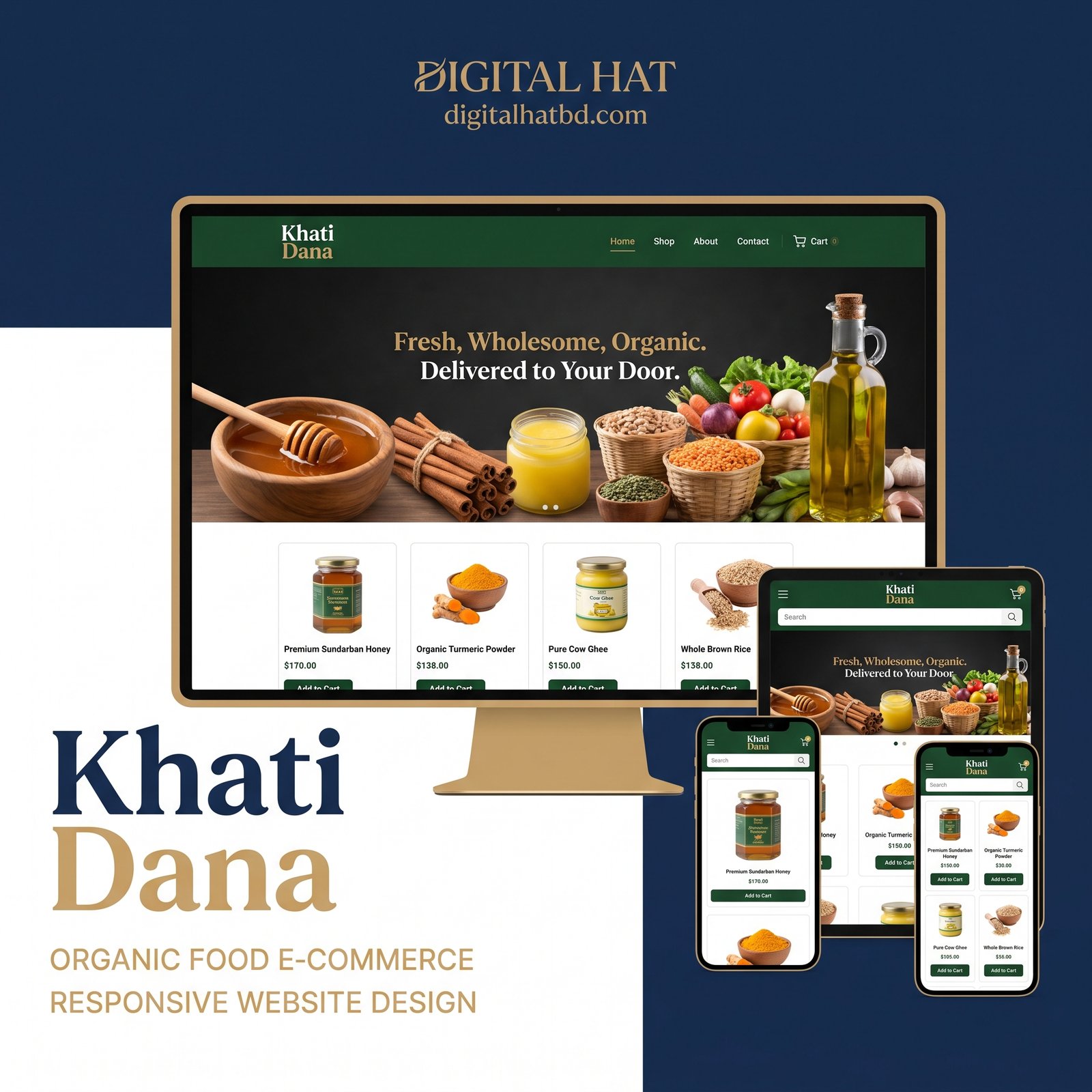 Khati Dana - Premium Organic Food Laravel E-Commerce Website Script (Full Source Code)
