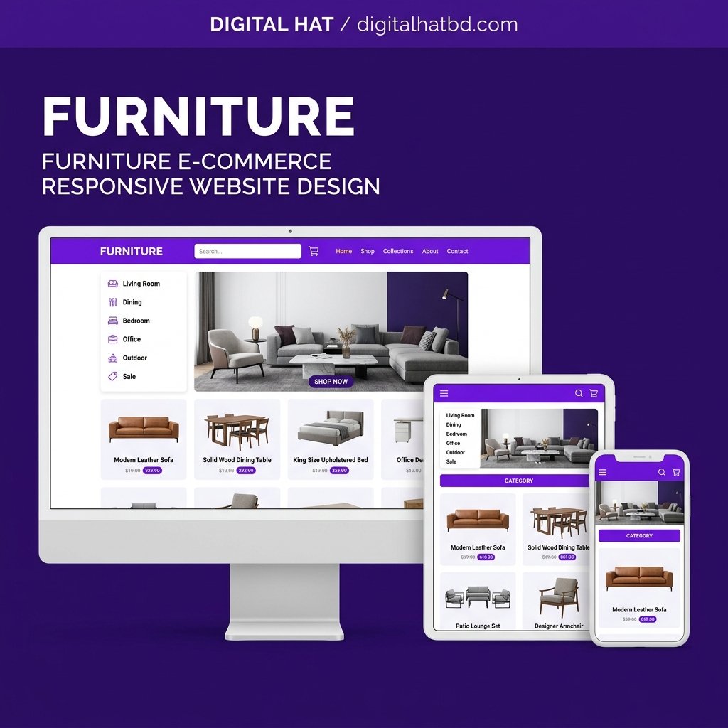 Premium Furniture E-Commerce Laravel Script - Full Source Code </br>