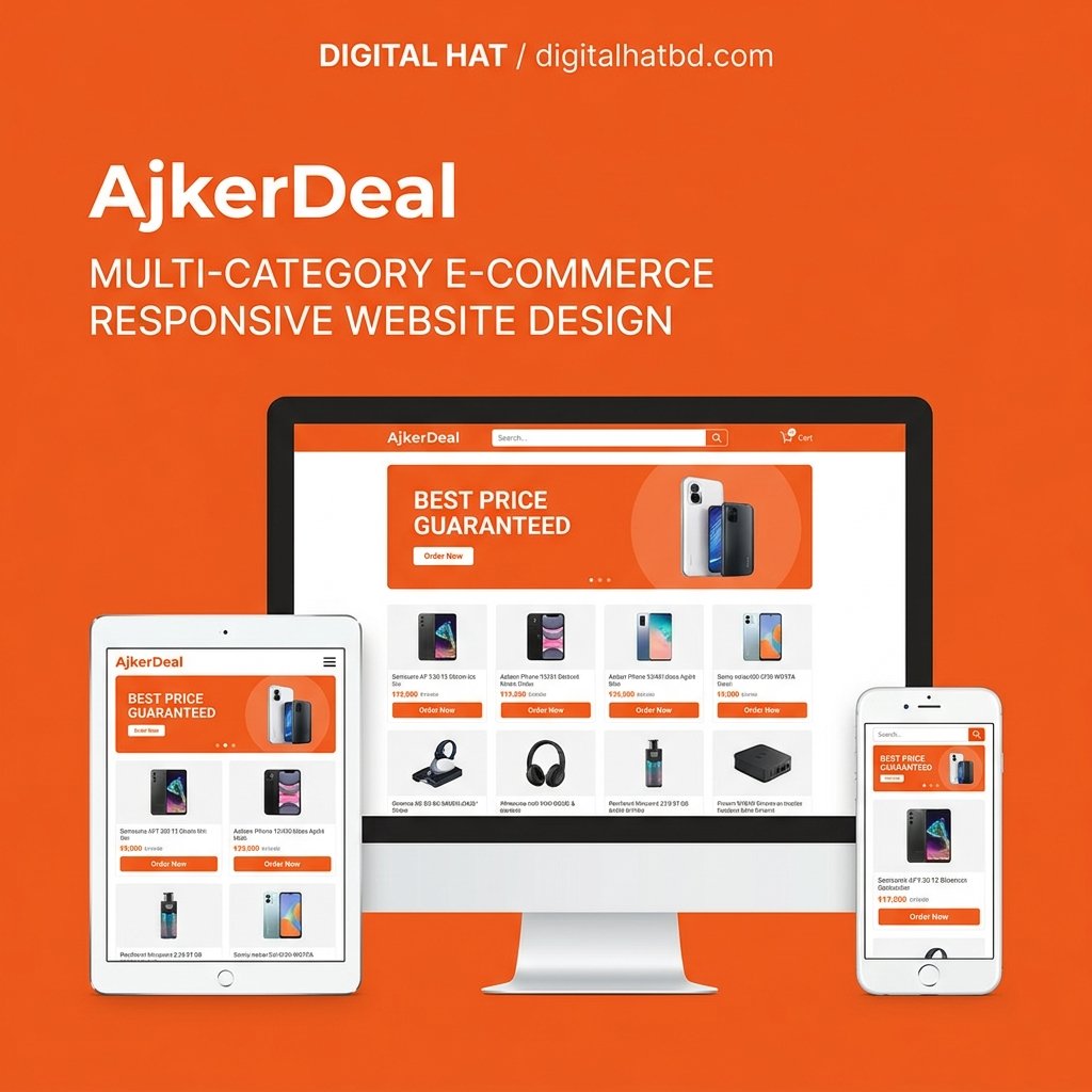 Premium AjkerDeal Clone - Multi-Category Laravel E-Commerce Script (Full Source Code)