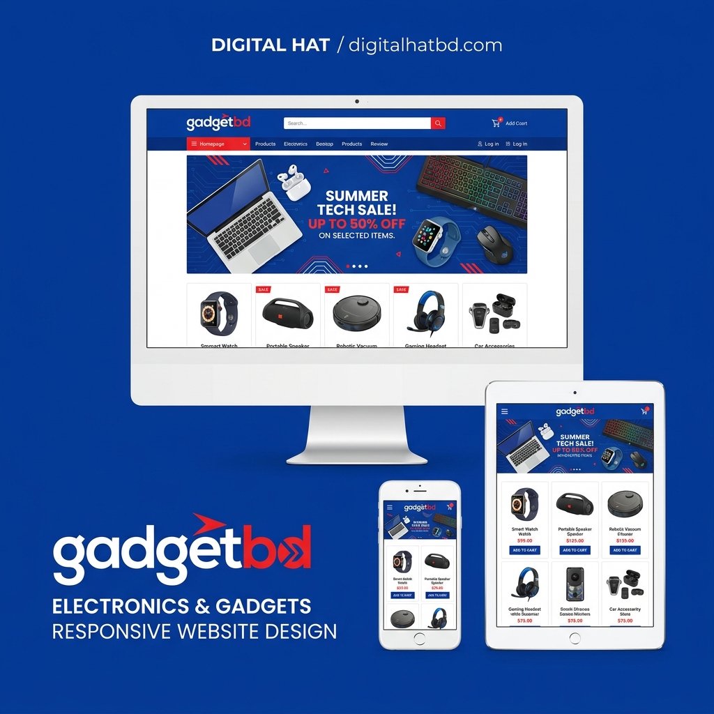 GadgetBD - Premium Electronics & Gadgets E-Commerce Laravel Script (Full Source Code)