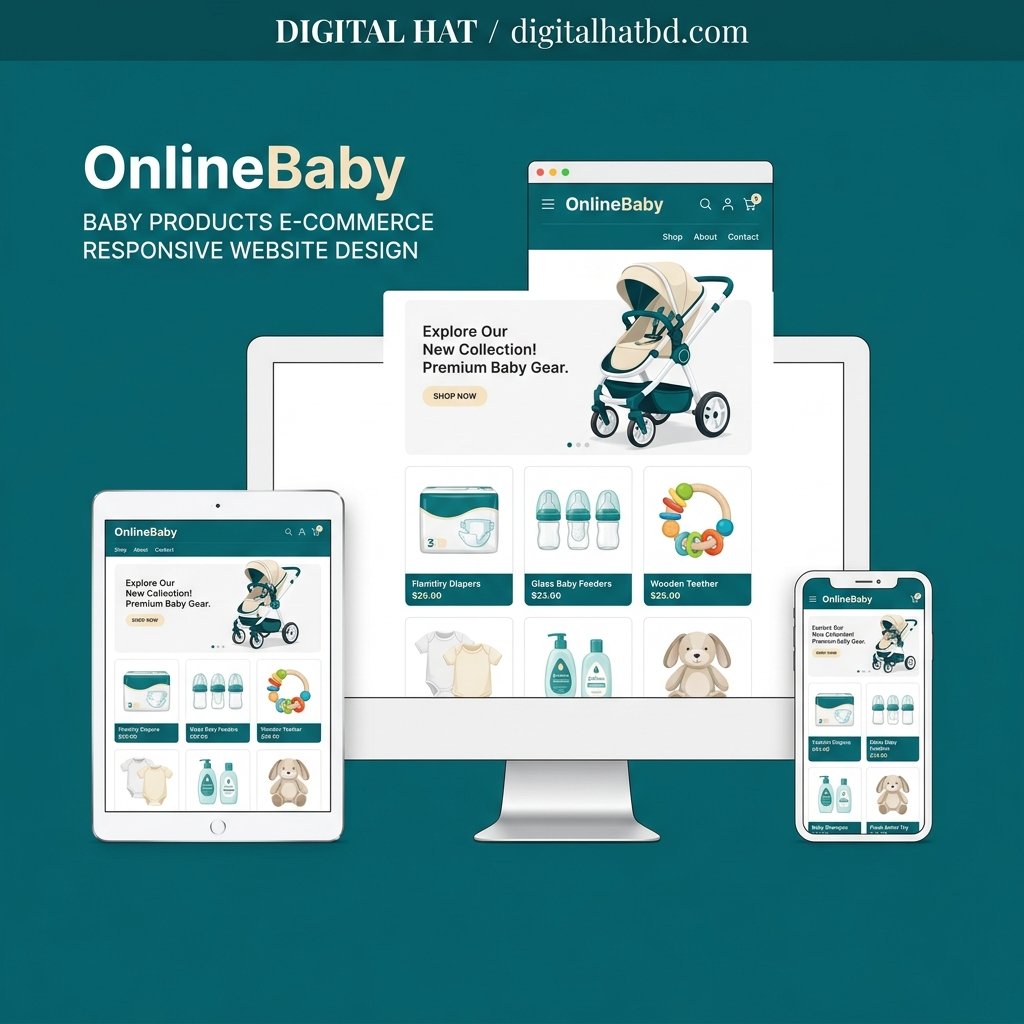 OnlineBaby - Premium Baby Products E-Commerce Laravel Script (Full Source Code)