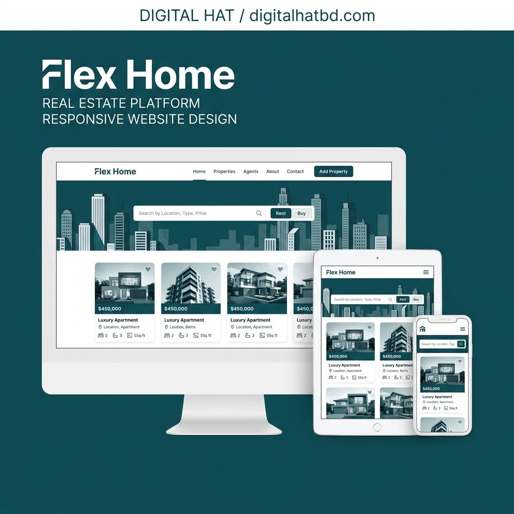 Flex Home - Premium Real Estate & Property Management Laravel Script (Full Source Code)