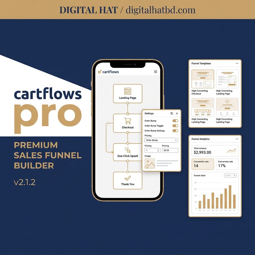CartFlows Pro v2.1.2 - Premium Sales Funnel Builder for WordPress (Unrestricted GPL