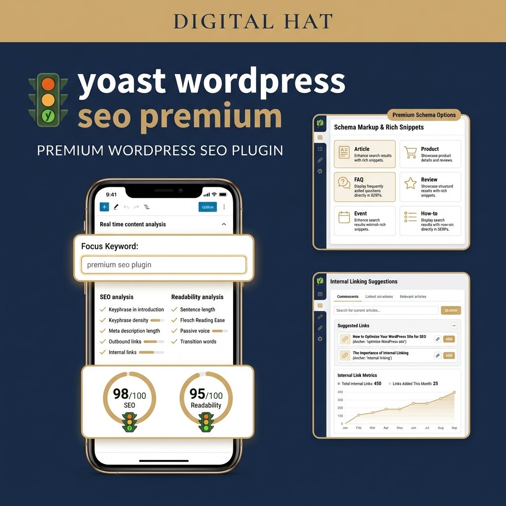 Yoast SEO Premium - Advanced WordPress SEO Plugin (Unrestricted GPL)