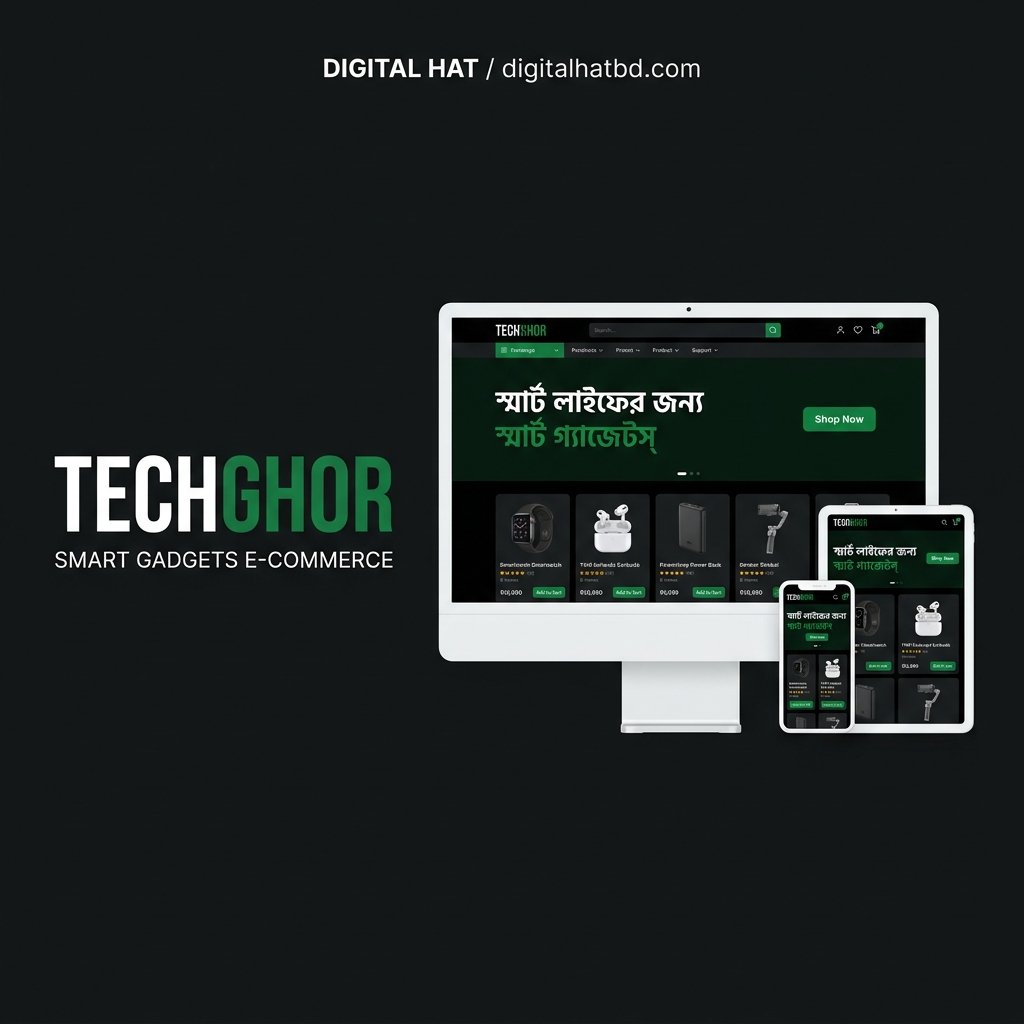 TECHGHOR - Smart Gadgets & Mobile Accessories High-Converting Landing Page (Lifetime Access & Easy Dashboard)