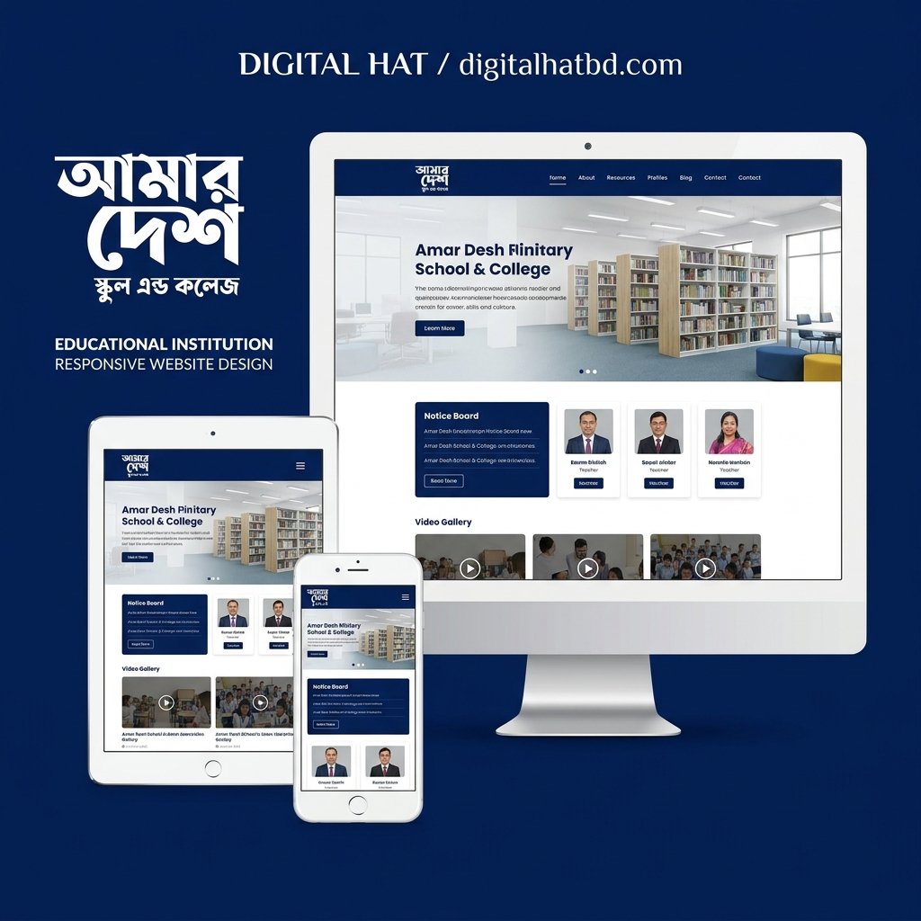 Amar Desh - Smart Educational Institution & School Management Laravel Script