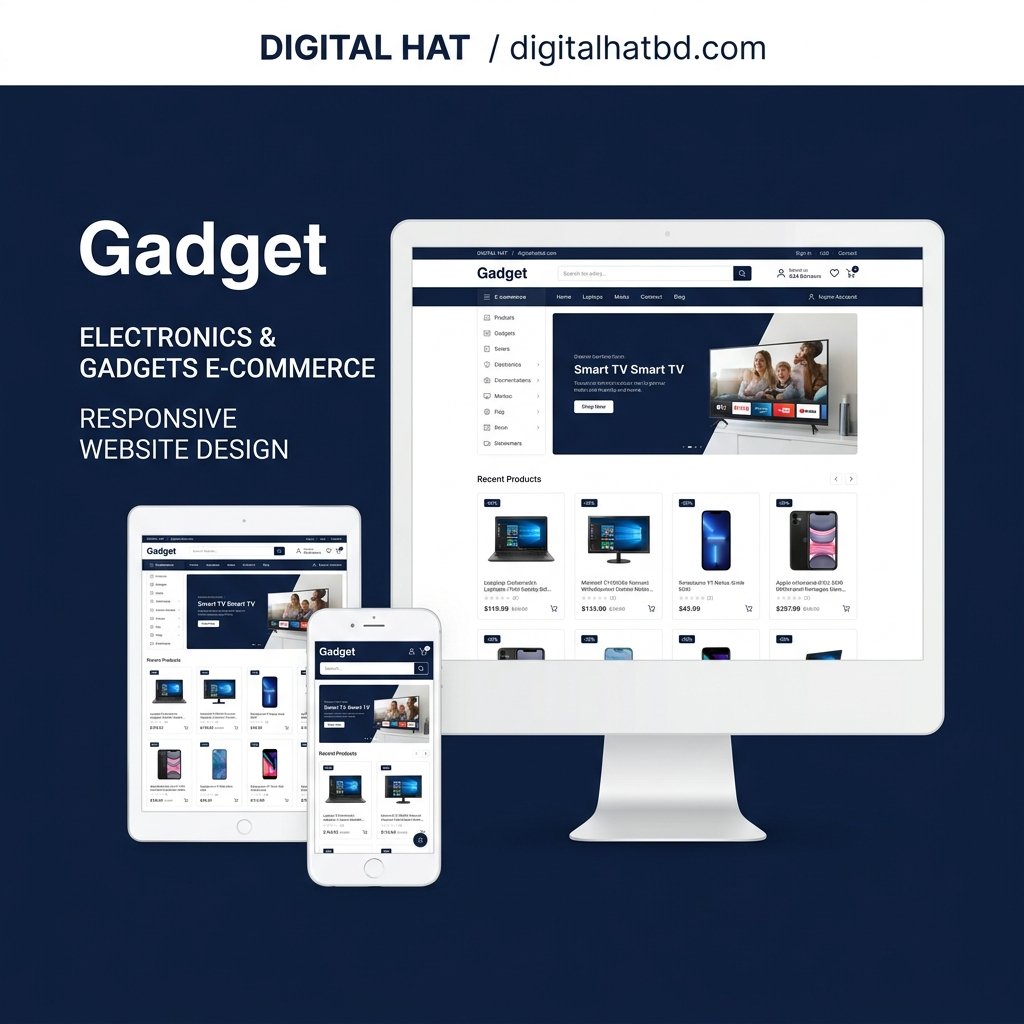 Gadget  - Premium Electronics & Gadgets E-Commerce Script (Full Source Code)