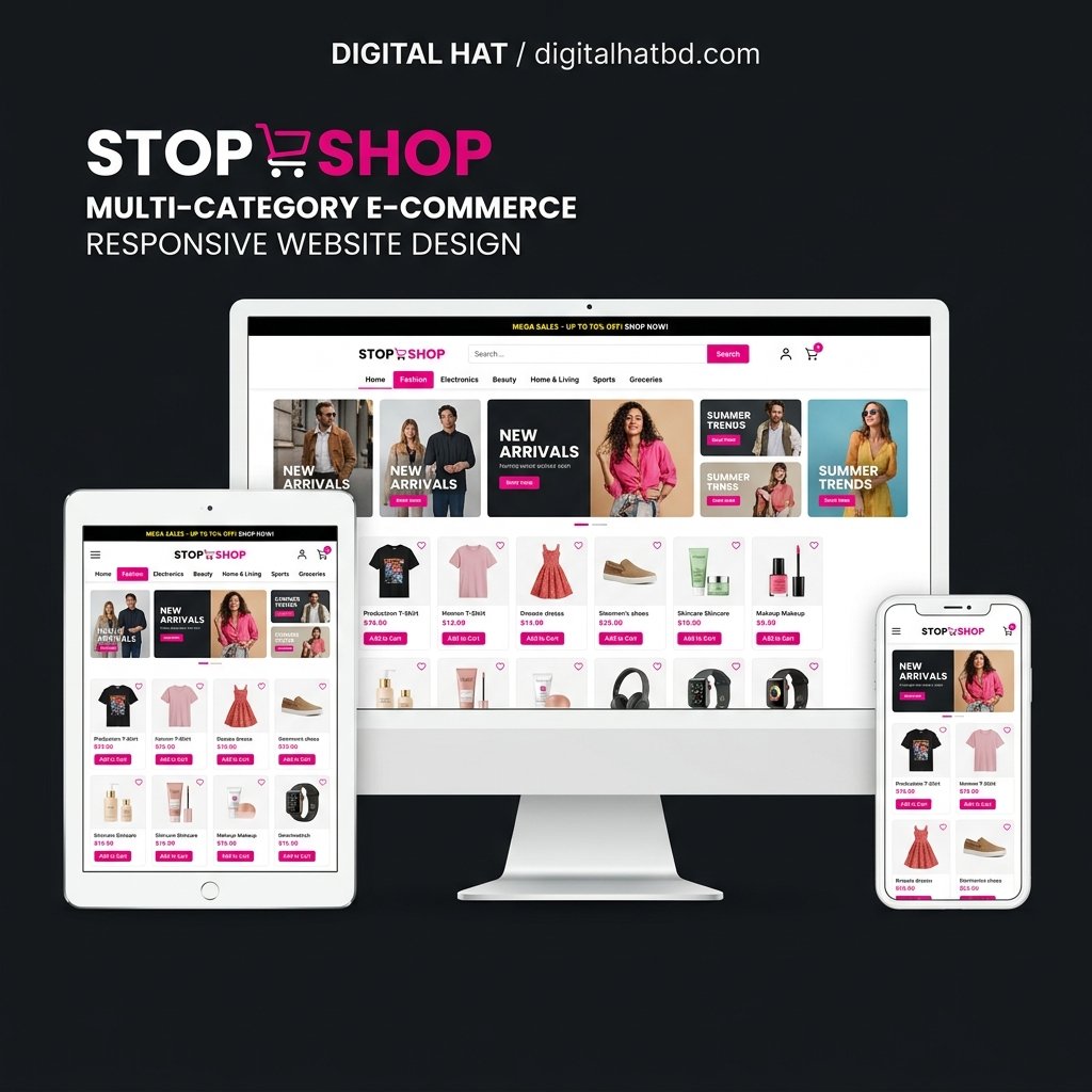 Stop & Shop - Premium Multi-Category E-Commerce Script (Full Source Code)