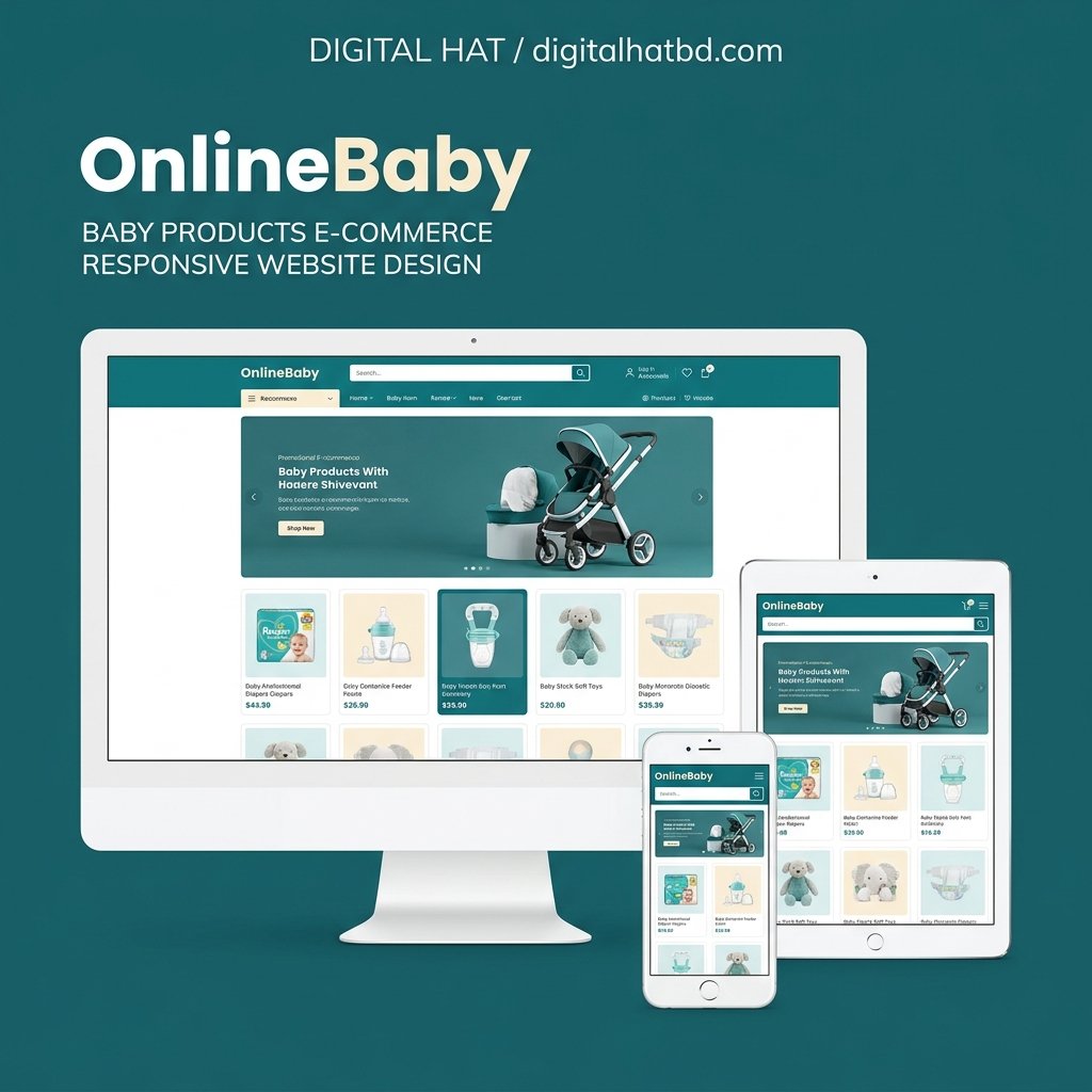 OnlineBaby - Premium Baby Products E-Commerce Laravel Script (Full Source Code)