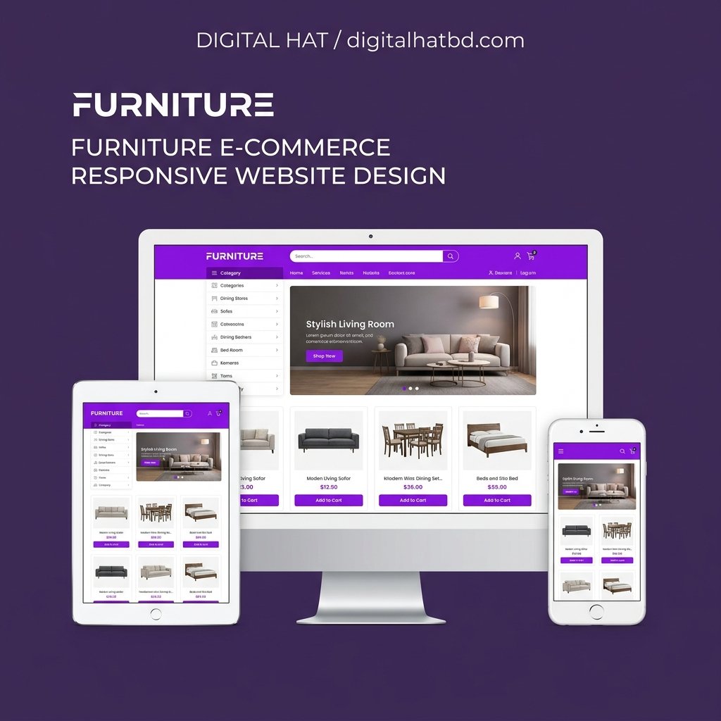 Premium Furniture E-Commerce Laravel Script - Full Source Code </br>